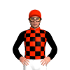 Red, Black Check, Black Sleeves, Red Cap