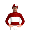 Maroon, White Band, Quartered Cap