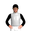 Silver, Black Brisbourne Racing Logo, Sleeves And Cap