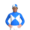Blue And White Diablo, Blue And White Cap