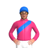 Pink, Blue Sash And Cap