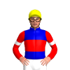 YELLOW, BLACK BAND, ARMBAND, Red cap