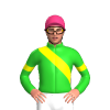 PURPLE, BLACK SLEEVES, PURPLE ARMBAND, Orange cap