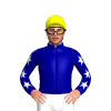WHITE, GREEN RIGHT SASH, WHITE SLEEVES, GREEN STRIPE, Blue cap