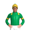 Emerald Green, Gold Epaulettes, Regal Bloodstock Logo, Armbands, Gold Cap, Emerald Green Pom Pom