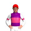 YELLOW, GREEN RIGHT SASH, ARMBANDS, Pink cap