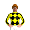 WHITE, BLUE BAND, SLEEVES, WHITE ARMBAND, Yellow cap