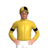 Gold And Black Diamonds, Gold Sleeves, Black Armbands, Quartered Cap