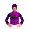 Purple, Black Clover, Hooped Sleeves, Quartered Cap