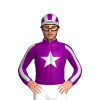 PURPLE, SILVER STAR, STRIPE SLEEVES, STRIPES CAP, WHITE PEAK