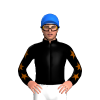 BLACK, BROWN FIVE STARS, BLACK SLEEVES, BROWN STARS, White cap