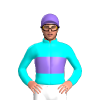 AQUA ,MEDIUM PURPLE BAND,CAP
