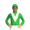 Green, White V