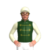 Myrtle, Gold Braids, Cream Sleeves And Cap