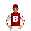 Maroon, White B R Motif, Sleeves With Maroon Stars And Cap With Maroon Star And Motif