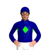 Navy, Lime Diamond Band And Sleeves, Navy Cap, Lime Diamond