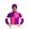 Purple, Pink Quarters, White Armbands