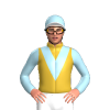 GOLD,LIGHT BLUE VEE,LIGHT BLUE SLEEVES,LIGHT BLUE CAP ,WHITE PEAK