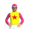 YELLOW,RED STAR,PINK SLEEVES,PINK CAP,RED STAR,WHITE PEAK