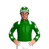 DARK GREEN, WHITE EPAULETTES, STARS SLEEVES, STARS CAP, PEAK