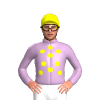 Lilac, Yellow Spots And Cap