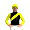 Black, Yellow Sash, Sleeves And Cap