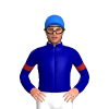 DARK BLUE, FIREBRICK SIX SPOTS, ARMBANDS, Blue cap