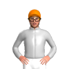 SILVER, Orange cap