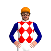 WHITE, RED DIAMOND CHECK, NAVY SLEEVES, Orange cap
