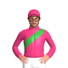 Pink, Green Sash