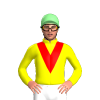 YELLOW, RED VEE, Orange cap