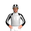 SILVER, BLACK EPAULETTES, STRIPES SLEEVES, STRIPES CAP