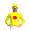 YELLOW, RED DISC