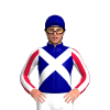 NAVY,WHITE CROSSED SASH,CRIMSON SLEEVES,WHITE STRIPES SLEEVES,NAVY CAP