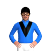 BLUE,BLACK VEE,CAP