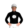 BLACK, SILVER DISC, CAP