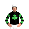 BLACK,GREEN CLUB,HOOPS SLEEVES,WHITE CAP