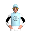 LIGHT BLUE, BLACK SPOKE WHEEL, WHITE SLEEVES, BLACK DIABLO