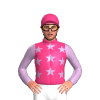 Pink, Lilac Stars And Sleeves