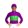 Purple, Green Band