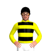 Yellow, Black Hoops And Cap