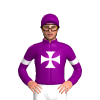 Purple, White Maltese Cross And Armbands