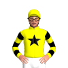 Yellow, Black Star And Hooped Sleeves