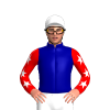 Dark Blue, Red Sleeves, White Stars, White Cap