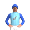 Sky Blue, Grey Fern, Royal Blue Sleeves And Cap, Grey Ferns, Sky Blue Pom Pom