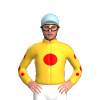 SUNGLOW, RED DISC, SUNGLOW SLEEVES, RED SPOTS, Light blue cap