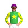 GREEN, YELLOW STAR, SLEEVES, GREEN STARS, Purple cap