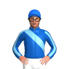 DENIM, SKY BLUE RIGHT SASH, STRIPE SLEEVES, Blue cap
