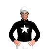 Black, White Star And Cap
