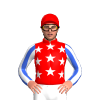 Red, White Stars, Royal Blue And White Striped Sleeves